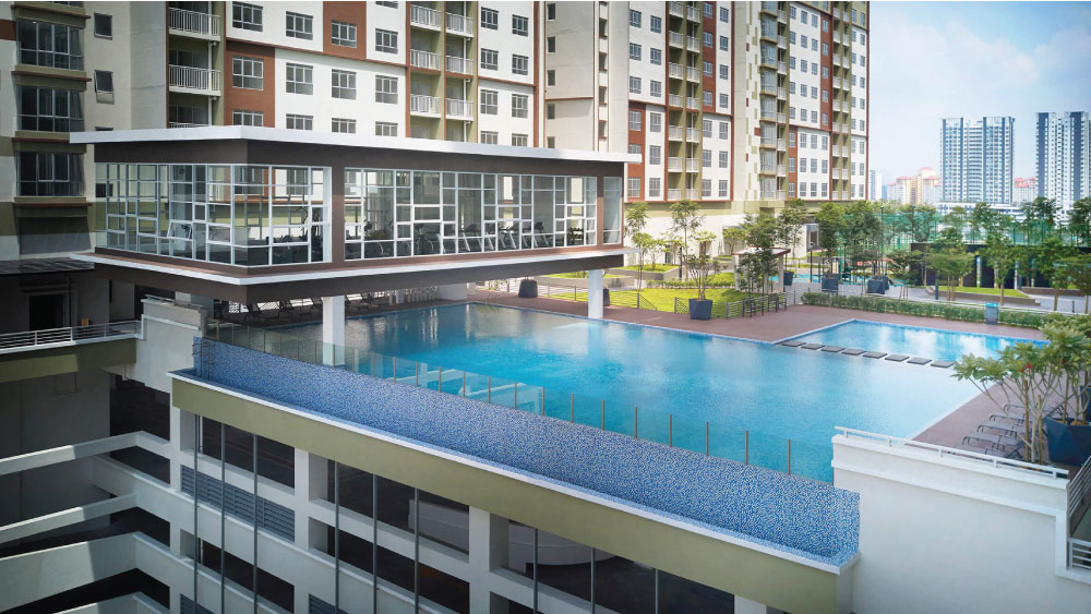 Đặc quyền nghỉ dưỡng trên cao - Bể bơi