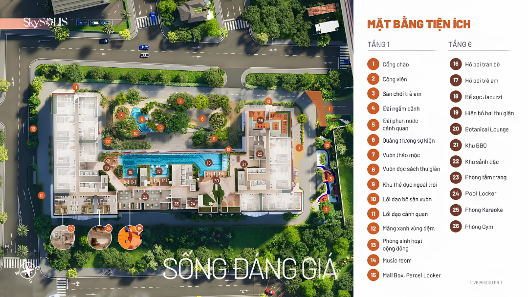 Không gian sống chuẩn Healthy Home tại Sky Solis