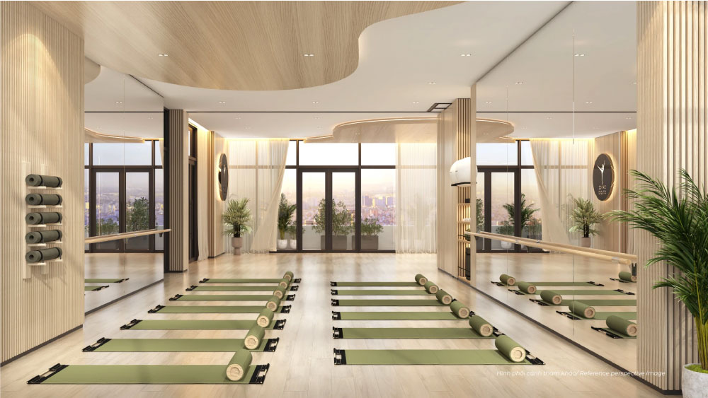 Sky Garden, Yoga và vườn sức khỏe tại Harmonie
