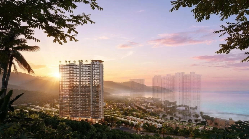 Hình ảnh phối cảnh Alora Nha Trang minh họa cho phần phân tích phương án thanh toán chuẩn, giúp người mua hình dung sản phẩm trong quá trình lên kế hoạch tài chính.