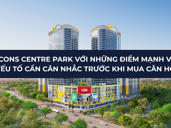 Quảng trường và khối đế thương mại tại khu căn hộ Bcons Centre Park